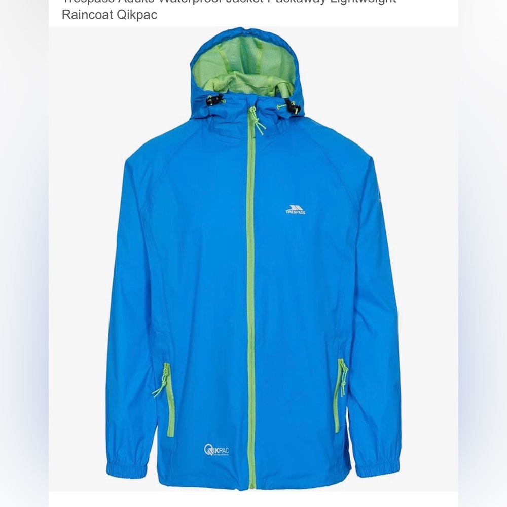 Trespass QuikPac high performance waterproof jacket